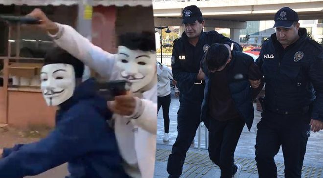 Maske takıp oyuncak silahla gezmişlerdi: Eğlence için yapmışlar