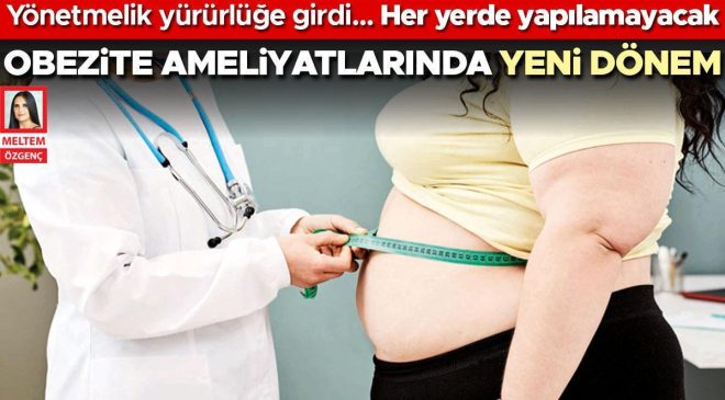 Obezite ameliyatlarında yeni dönem