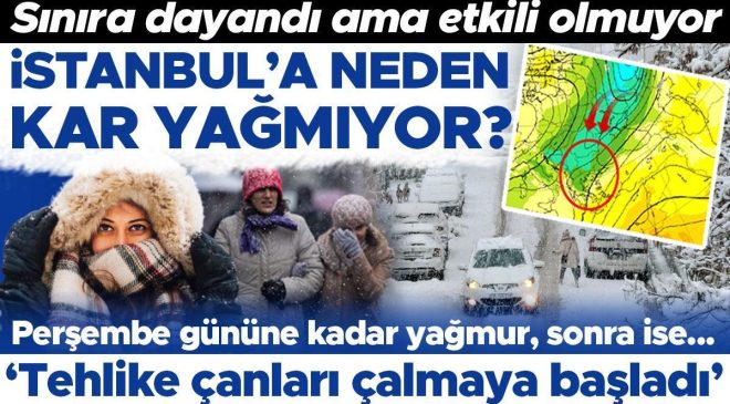 Sınıra dayandı ama etkili olmuyor: İstanbul’a neden kar yağmıyor? Uzmanlar uyardı: ‘Tehlike çanları çalmaya başladı’